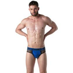 LEADER Slip en mesh LOADED Noir-Bleu
